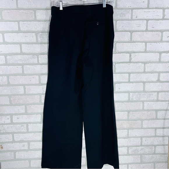 SPANX Super smooth Perfect Fit Ponte  Black Wide Leg Pants Size L - Picture 8 of 12
